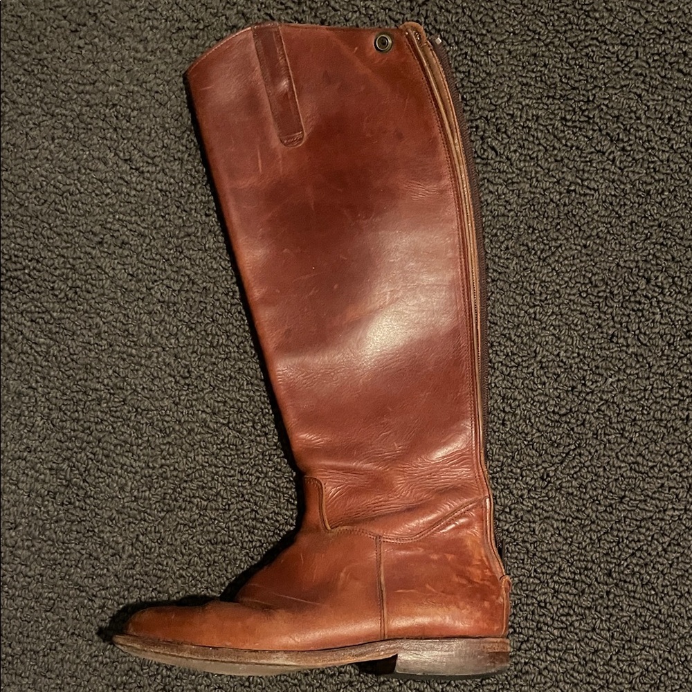 Brown Leather Riding Boots